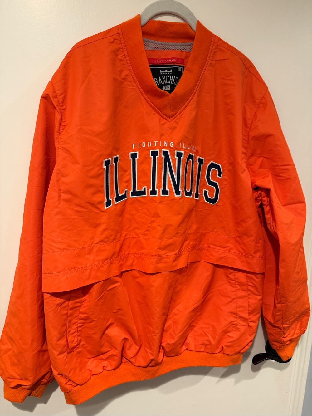 Orange Illinois Pullover Jacket